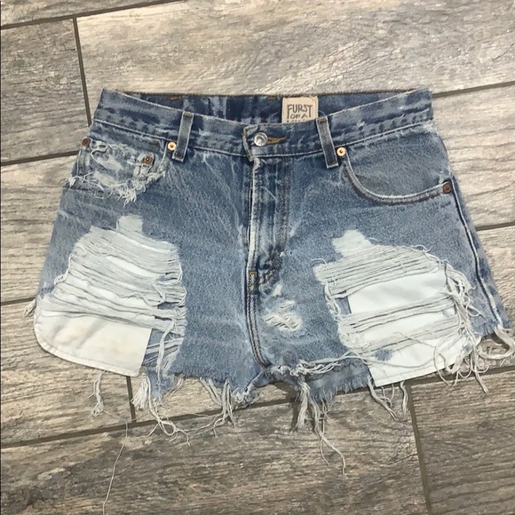 Levi's Pants - Vintage Levi’s shorts furst of a kind blue distres